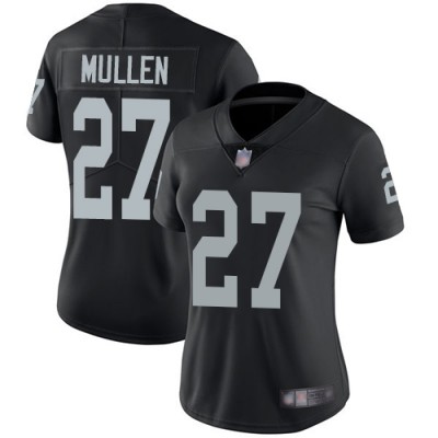 Nike Las Vegas Raiders #27 Trayvon Mullen Black Team Color Women's Stitched NFL Vapor Untouchable Limited Jersey